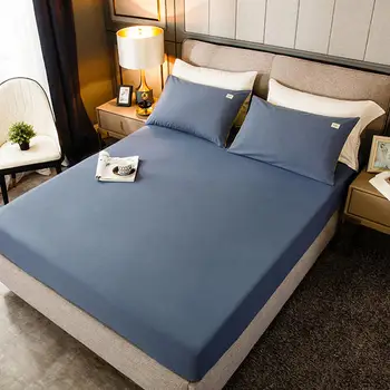 Quality 1pcs 100% Cotton Solid Color Bed Mattress Cover Bedsheet with Elastic Band Bed Sheets Fitted Sheet High 5-28cm
Quality 1pcs 100% Cotton Solid Color Bed Mattress Cover Bedsheet with Elastic Band Bed Sheets Fitted Sheet High 5-28cm
