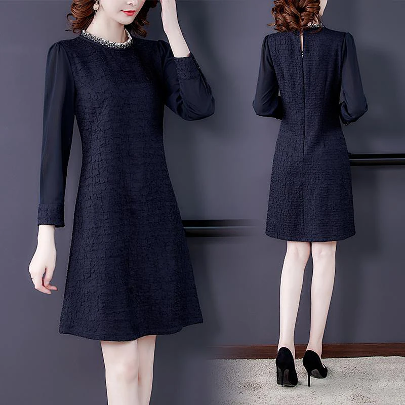 Women 2020 New Chic Hollow Out Embroidery Autumn Mini Dress Vintage long Sleeves Female Robe Slim Elegant Plus Size Spring
Women 2020 New Chic Hollow Out Embroidery Autumn Mini Dress Vintage long Sleeves Female Robe Slim Elegant Plus Size Spring