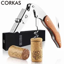 Corkas Wine Opener, Professional Waiters Corkscrew, Bottle Opener and Foil Cutter Gift for Wine Lovers
Corkas Wine Opener, Professional Waiters Corkscrew, Bottle Opener and Foil Cutter Gift for Wine Lovers