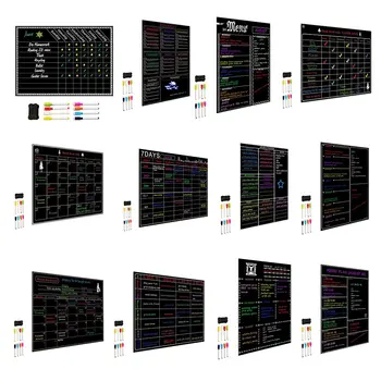 A3 Schedule + 8-Color Highlighter + Eraser + Paper Tube Packaging Simply Update Your Whiteboard Planner Tool Plan 1 Set 
A3 Schedule + 8-Color Highlighter + Eraser + Paper Tube Packaging Simply Update Your Whiteboard Planner Tool Plan 1 Set