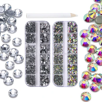 Mixed Size 1.6mm-6.5mm Iron on Stone Box Glass Round Hot-fix Rhinestone for DIY Clothing Bags Shoes Crafts Diy Accessories
Mixed Size 1.6mm-6.5mm Iron on Stone Box Glass Round Hot-fix Rhinestone for DIY Clothing Bags Shoes Crafts Diy Accessories
