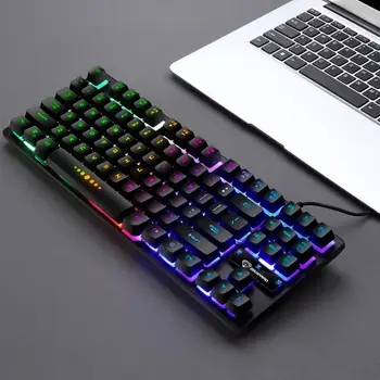 Gaming Keyboard RGB Backlit Keyboard With Silent Gaming Mouse Set English Keyboard Mouse Gamer Kit For Computer Game PC Laptop
Gaming Keyboard RGB Backlit Keyboard With Silent Gaming Mouse Set English Keyboard Mouse Gamer Kit For Computer Game PC Laptop