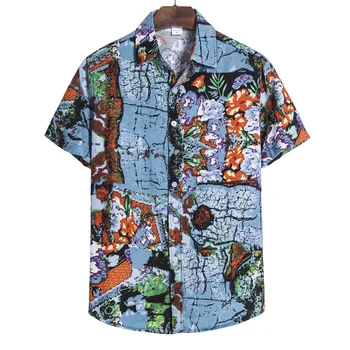 Floral Shirt Men Fashion Casual Slim Short Sleeve Blouse Male Personality Plus Size Print Shirts Summer New Arrival
Floral Shirt Men Fashion Casual Slim Short Sleeve Blouse Male Personality Plus Size Print Shirts Summer New Arrival