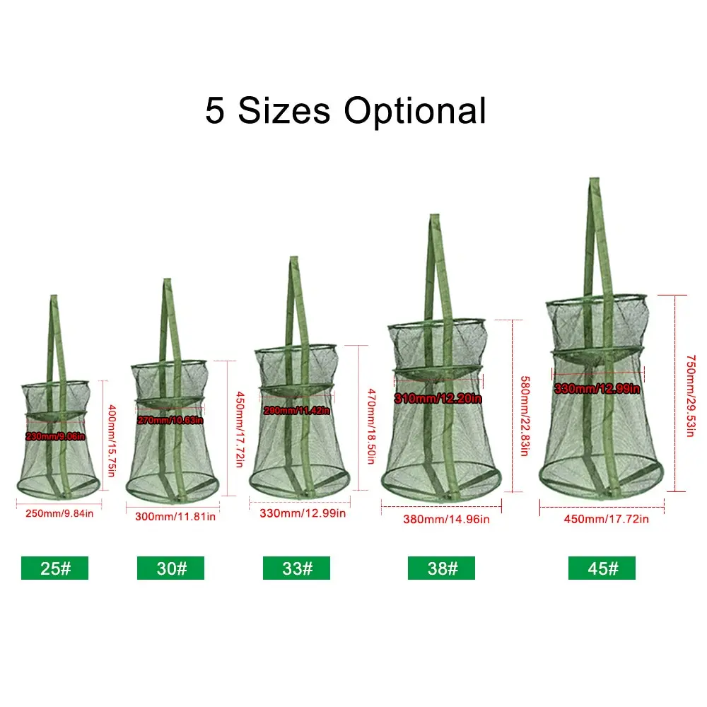 Folding Fishing Net Cage Fish Trap Quick-drying Collapsible Fishing Basket Creel Fish Tackle Tools Accessories
Folding Fishing Net Cage Fish Trap Quick-drying Collapsible Fishing Basket Creel Fish Tackle Tools Accessories
