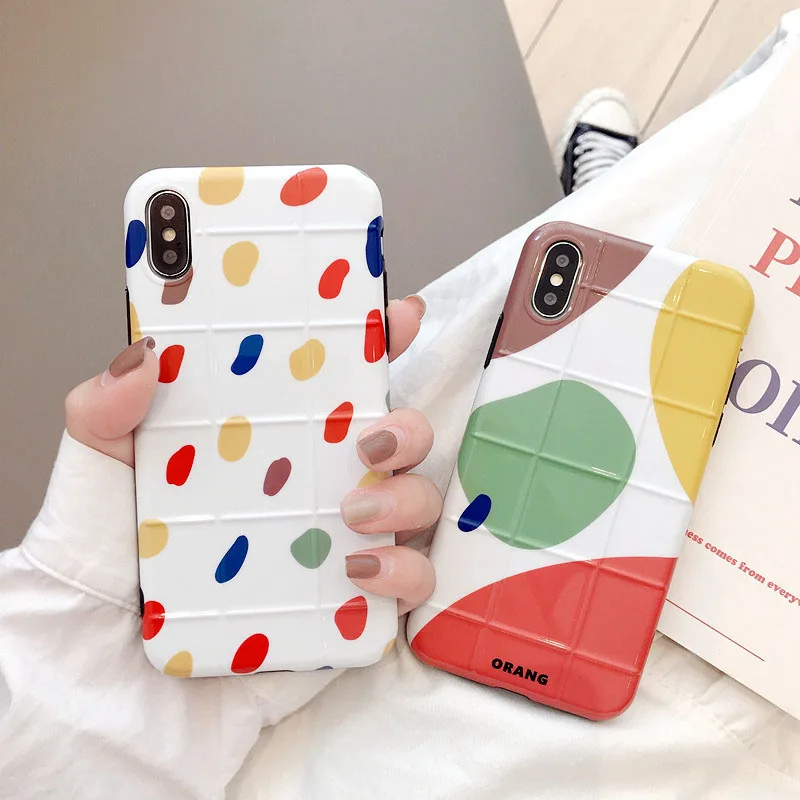 3D Lovely Rainbow Wave point Silicone TPU Phone Case For iPhone X XS Max XR Case For iPhone XS 7 8 6 6s Plus Soft Back Cover
3D Lovely Rainbow Wave point Silicone TPU Phone Case For iPhone X XS Max XR Case For iPhone XS 7 8 6 6s Plus Soft Back Cover