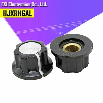 10pcs Hat MF-A01 potentiometer knob WH118/WX050 bakelite knob / copper core inner hole 6mm
10pcs Hat MF-A01 potentiometer knob WH118/WX050 bakelite knob / copper core inner hole 6mm