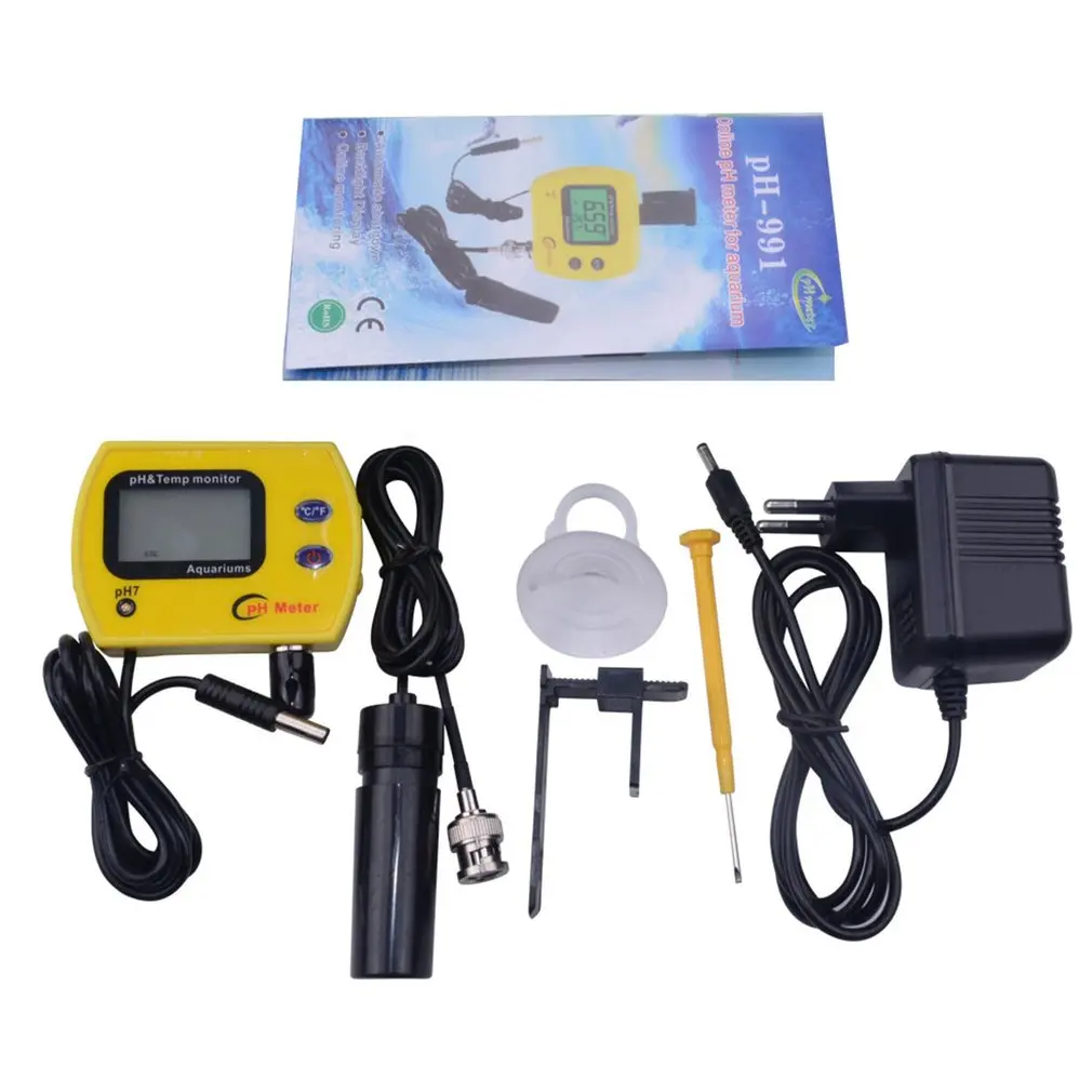PH Meter with Backlight Water Quality Tester Durable Acidimeter Tool Temp Monitor for Aquarium Swim Pool Water
PH Meter with Backlight Water Quality Tester Durable Acidimeter Tool Temp Monitor for Aquarium Swim Pool Water