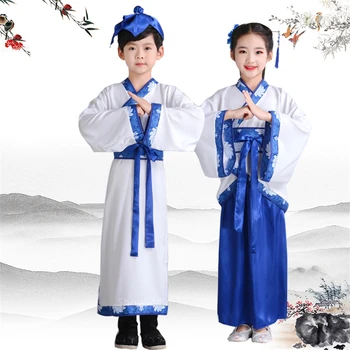 Chinese Hanfu Dress Ancient Costume Kids Tang Suit Han Dynasty Folk Dance Traditional Chinese Clothing for Children New Year
Chinese Hanfu Dress Ancient Costume Kids Tang Suit Han Dynasty Folk Dance Traditional Chinese Clothing for Children New Year