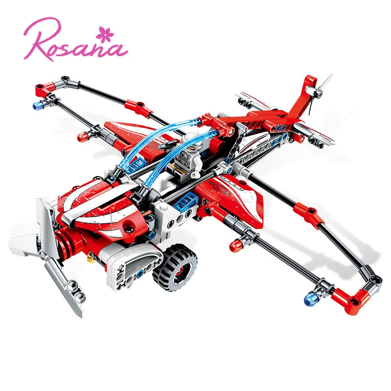 Rosana Fighter Model Building Blocks Sets Technic Airplane Model Glider Plane Pullback Educational Toys for Children Kid Gifts
Rosana Fighter Model Building Blocks Sets Technic Airplane Model Glider Plane Pullback Educational Toys for Children Kid Gifts
