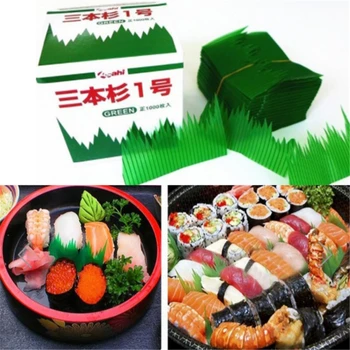 1000pcs/Box Green Leaf Japanese Food Sushi Decoration Leaves Sushi Grass Creative Plastic Leaf Sashimi Decor Tools
1000pcs/Box Green Leaf Japanese Food Sushi Decoration Leaves Sushi Grass Creative Plastic Leaf Sashimi Decor Tools