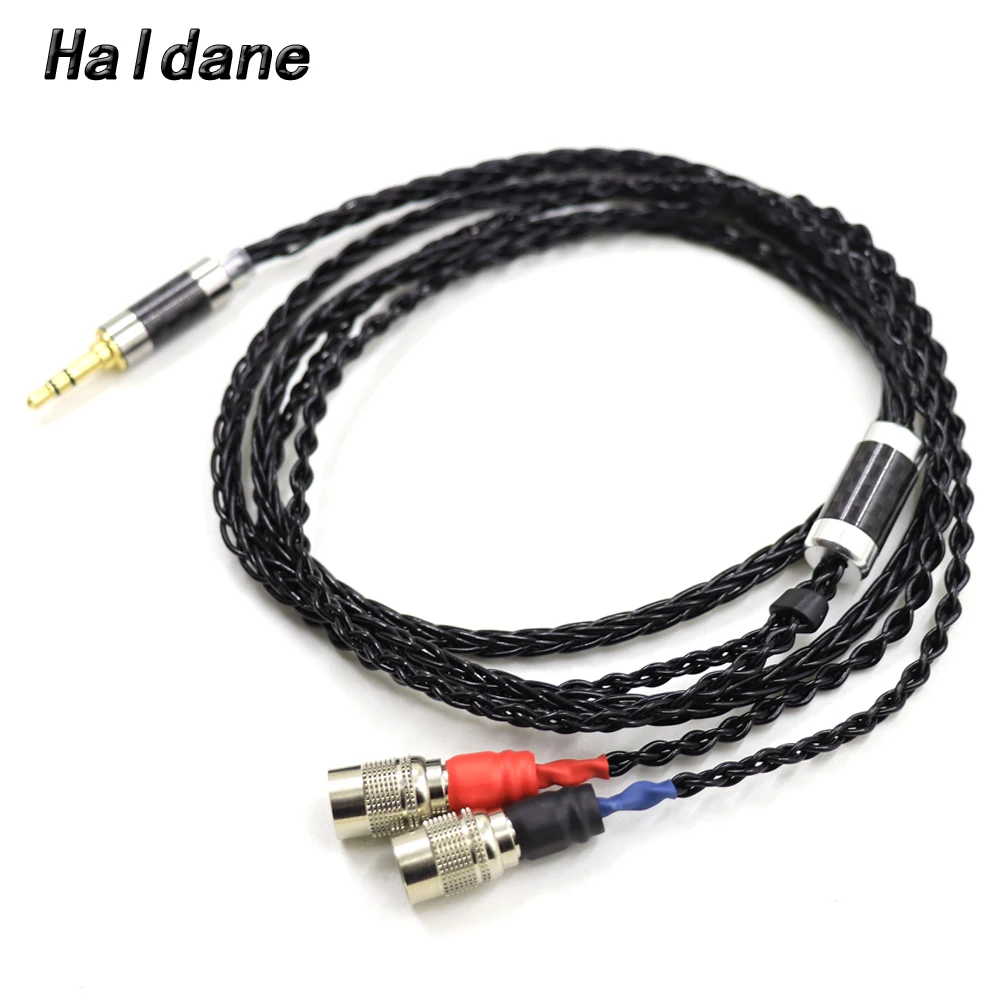 

Haldane BlackJelly High-end Taiwan 7N Litz OCC Headphone Replace Upgrade Cable for MrSpeakers Mr Speakers Ether Alpha Dog Prime