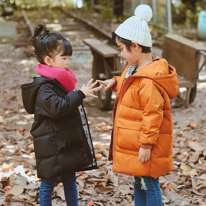 Kids Winter Long Eiderdown Jacket Coat Korean Long Down Jackets Duck Down Female Girls Boys Warm Outerwear Clothes 4 5 7 9 11 Y 
Kids Winter Long Eiderdown Jacket Coat Korean Long Down Jackets Duck Down Female Girls Boys Warm Outerwear Clothes 4 5 7 9 11 Y