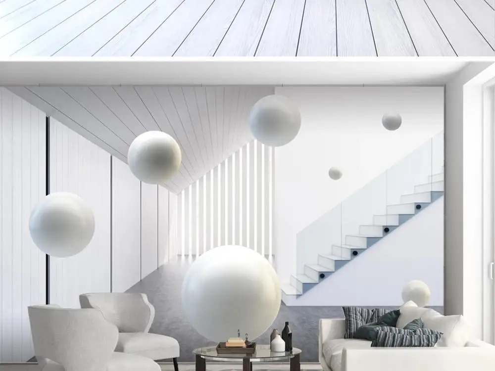3DCustom large mural wallpaper Modern creative 3D expansion space sphere stairs TV wall decor deep 5D embossed
3DCustom large mural wallpaper Modern creative 3D expansion space sphere stairs TV wall decor deep 5D embossed