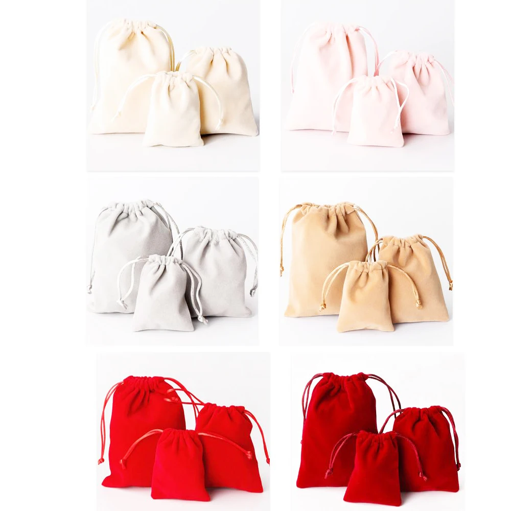 

Velvet Drawstring Pouches Travel Drawer Organizer Pouch Christmas,Wedding Party Favor Gift Bags