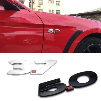 5.0/3.7 Metal Letter Car Displacement Scale Emblem Fender Sticker For Ford Mustang Shelby Cobra TWIN Turbo Universal Styling
5.0/3.7 Metal Letter Car Displacement Scale Emblem Fender Sticker For Ford Mustang Shelby Cobra TWIN Turbo Universal Styling