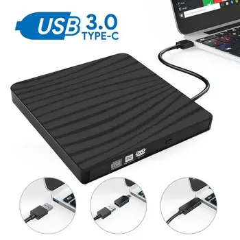 KuWFi USB 3.0 External CD Drive Type C External CD Drive Dual Interface DVD Burner Writer DVD-RW DVD ROM Player for Laptop&PC
KuWFi USB 3.0 External CD Drive Type C External CD Drive Dual Interface DVD Burner Writer DVD-RW DVD ROM Player for Laptop&PC