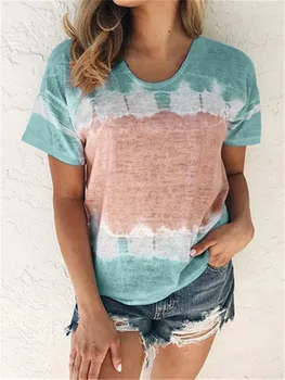 2020 Women's Summer New European and American Loose round Neck Printed T-shirt
2020 Women's Summer New European and American Loose round Neck Printed T-shirt