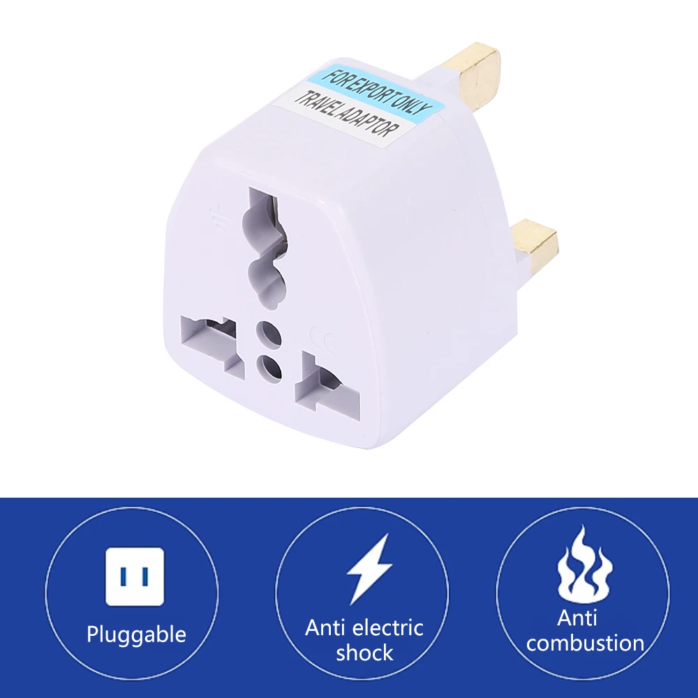 Universal Plug Adaptor Power Adapter Conversion Plug Travel Adaptor UK Plug Converter Flame Retardant Material Converter
Universal Plug Adaptor Power Adapter Conversion Plug Travel Adaptor UK Plug Converter Flame Retardant Material Converter