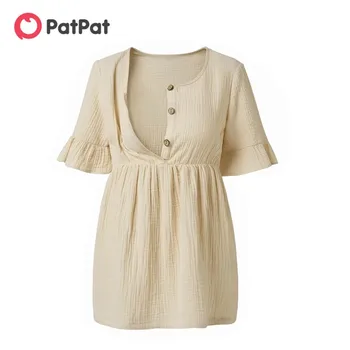 PatPat 2020 New Summer Casual Solid Color Short-sleeve Maternity Tee for Maternity Blouses Breastfeeding skirt Clothes
PatPat 2020 New Summer Casual Solid Color Short-sleeve Maternity Tee for Maternity Blouses Breastfeeding skirt Clothes
