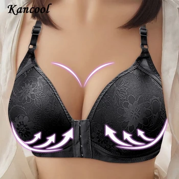 KANCOOL Women Bra Vest Front Closure Push Up Bra Full Cup Sexy Bras For Women Bralette Plus Size Seamless Wireless Gather Brassi
KANCOOL Women Bra Vest Front Closure Push Up Bra Full Cup Sexy Bras For Women Bralette Plus Size Seamless Wireless Gather Brassi