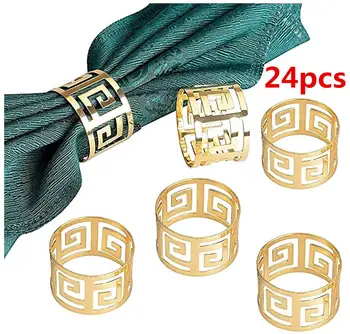 24pcs/lot SHSEJA Restaurant Western napkin ring hollow napkin ring wedding party table decoration supplies
24pcs/lot SHSEJA Restaurant Western napkin ring hollow napkin ring wedding party table decoration supplies