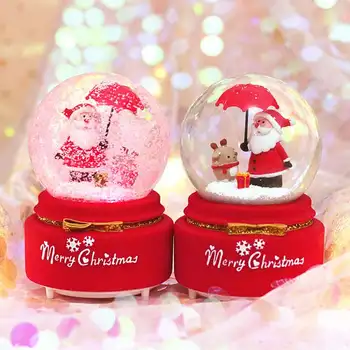 Christmas Crystal Ball LED Lamp Snowing Music Box Santa Claus Elk Style Wedding Party Home Decoration Ornaments Christmas Gift
Christmas Crystal Ball LED Lamp Snowing Music Box Santa Claus Elk Style Wedding Party Home Decoration Ornaments Christmas Gift