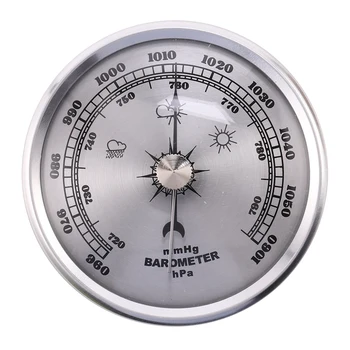 for Home Pressure Gauge Weather Station Metal Wall Hanging Barometer Atmospheric Multifunction Thermometer Hygrometer Portable
for Home Pressure Gauge Weather Station Metal Wall Hanging Barometer Atmospheric Multifunction Thermometer Hygrometer Portable