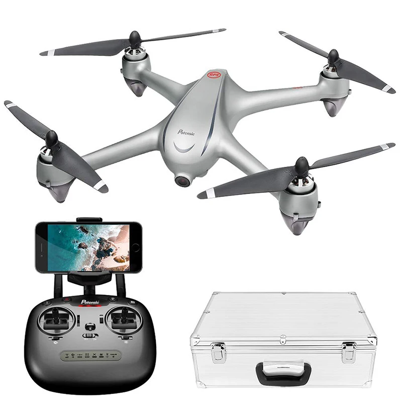 Potensic 5.0GHz Wi-Fi GPS FPV RC Drone D80 with 1080P Camera Live Video and GPS Return Home
Potensic 5.0GHz Wi-Fi GPS FPV RC Drone D80 with 1080P Camera Live Video and GPS Return Home