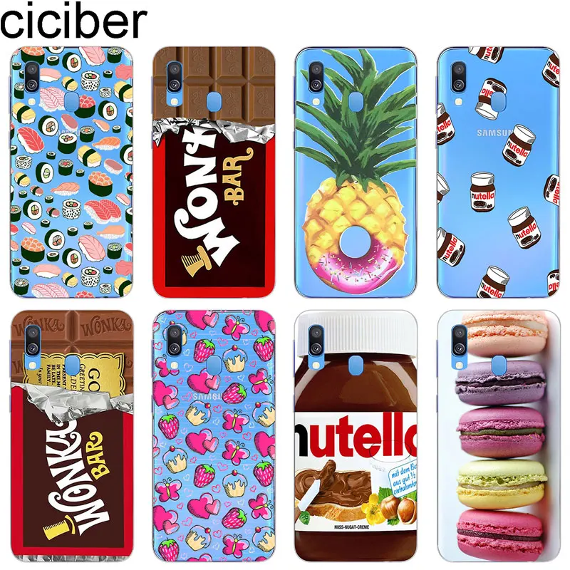 ciciber Cover for Samsung Galaxy A50 A70 A40 A30 A20 A60 A10 A20e A80 Phone Cases Soft Silicone TPU Coque Chocolate Sushi Fundas
ciciber Cover for Samsung Galaxy A50 A70 A40 A30 A20 A60 A10 A20e A80 Phone Cases Soft Silicone TPU Coque Chocolate Sushi Fundas