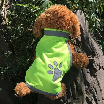Pet Fluorescent Green Reflective Paw Print Breathable Safety Vest Polyester Outdoor Comfortable Soft High Visibility Dog Clothes
Pet Fluorescent Green Reflective Paw Print Breathable Safety Vest Polyester Outdoor Comfortable Soft High Visibility Dog Clothes