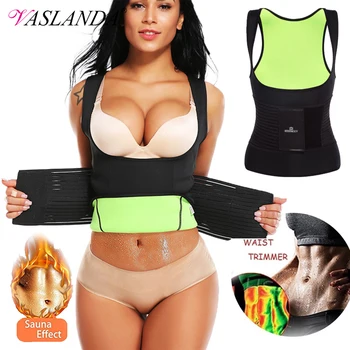 VASLANDA Neoprene Body Shaper Sauna Sweat Vest Slimming Underwear Push Up Tops Workout Shapewear Waist Corset Modeling Strap 
VASLANDA Neoprene Body Shaper Sauna Sweat Vest Slimming Underwear Push Up Tops Workout Shapewear Waist Corset Modeling Strap