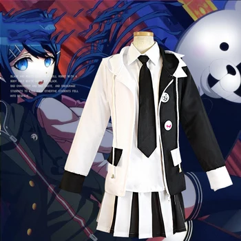 Anime Danganronpa Monokuma Cosplay Costumes Uniform Dresses Unisex Dangan Ronpa Kimono Pinafores Halloween Costume Wig C110A94
Anime Danganronpa Monokuma Cosplay Costumes Uniform Dresses Unisex Dangan Ronpa Kimono Pinafores Halloween Costume Wig C110A94