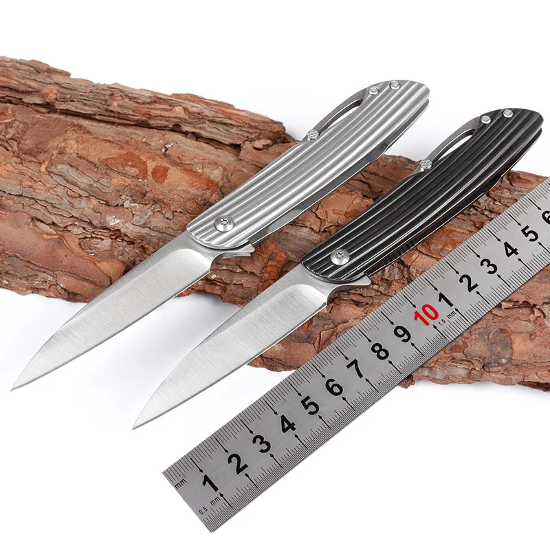 High sharp folding knife 9CR18MOV blade steel handle camping survival self defense tactics EDC knife Daily use free shipping
High sharp folding knife 9CR18MOV blade steel handle camping survival self defense tactics EDC knife Daily use free shipping