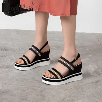 DORATASIA Female Summer Sandals Brand Fashion Wholesale Sandals Women Open Toe Mixed Color Back Strap Wedges Shoes Woman
DORATASIA Female Summer Sandals Brand Fashion Wholesale Sandals Women Open Toe Mixed Color Back Strap Wedges Shoes Woman