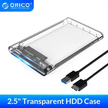 ORICO 2.5" Transparent Sata3.0 to USB3.0 HDD Case Tool Free HDD Enclosure External Hard Drive Box for Samsung Seagate SSD 2139U3
ORICO 2.5" Transparent Sata3.0 to USB3.0 HDD Case Tool Free HDD Enclosure External Hard Drive Box for Samsung Seagate SSD 2139U3
