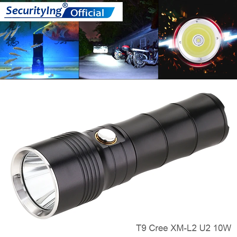 SecurityIng 960 Lumens LED Flashlight 26650 LED Light Flashlight Waterproof Underwater with 6 Modes for Camping / Night Riding
SecurityIng 960 Lumens LED Flashlight 26650 LED Light Flashlight Waterproof Underwater with 6 Modes for Camping / Night Riding