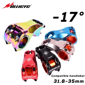 bicycle stem 31.8mm 35mm Al-alloy CNC ultralight 156g MTB mountain bike handlebar stem 28.6mm ahead 60mm DH/AM/XC -17degrees
bicycle stem 31.8mm 35mm Al-alloy CNC ultralight 156g MTB mountain bike handlebar stem 28.6mm ahead 60mm DH/AM/XC -17degrees