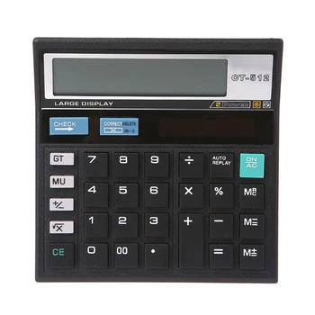 Solar desktop calculator dual power supply large display count calculator special for financial account computer office supplies
Solar desktop calculator dual power supply large display count calculator special for financial account computer office supplies