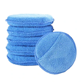 6pcs 5" Dia. Microfiber Wax Applicator Pad Ultra Remover Pads soft Microfiber with Finger Pocket Polish Car Wax Apply
6pcs 5" Dia. Microfiber Wax Applicator Pad Ultra Remover Pads soft Microfiber with Finger Pocket Polish Car Wax Apply