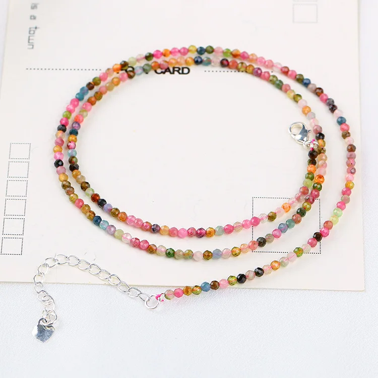 Natural Cutaway Crystal Necklace Women's Short Choker Garnet Tourmaline Spinel Labradorite Simple Generous
Natural Cutaway Crystal Necklace Women's Short Choker Garnet Tourmaline Spinel Labradorite Simple Generous