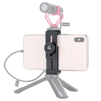 Ulanzi ST-02L Phone Tripod Mount Quick Release Alloy Phone Holder with Cold Shoe for iPhone Huawei Samsung Xiaomi
Ulanzi ST-02L Phone Tripod Mount Quick Release Alloy Phone Holder with Cold Shoe for iPhone Huawei Samsung Xiaomi