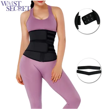 WAIST SECRET Latex Waist Trainer Double Belts Women Corset Trainer Body Shaper Cincher Firm Control Sweat Slimming Belt Workout
WAIST SECRET Latex Waist Trainer Double Belts Women Corset Trainer Body Shaper Cincher Firm Control Sweat Slimming Belt Workout