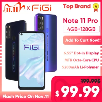 FIGI Note 11 Pro Mobile Phone Octa-Core 4GB 128GB 6.55‘’ Display Smartphones Android Phone 5200mAh Redmi Telephone umidigi cubot
FIGI Note 11 Pro Mobile Phone Octa-Core 4GB 128GB 6.55‘’ Display Smartphones Android Phone 5200mAh Redmi Telephone umidigi cubot
