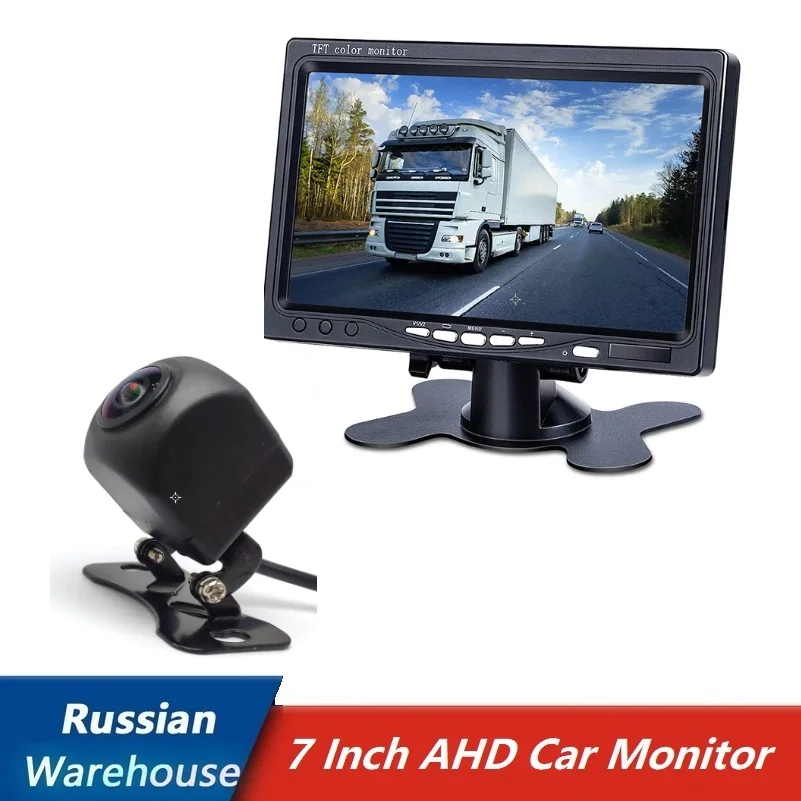 Update AHD Camera Fisheye Lens Rear View Backup Camera 7 Inch AHD Monitor IPS Screen With 2 Channels Input Vehicle Accessories
Update AHD Camera Fisheye Lens Rear View Backup Camera 7 Inch AHD Monitor IPS Screen With 2 Channels Input Vehicle Accessories