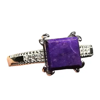 9mm Top Natural Purple Sugilite Ring Silver Sterling Jewelry For Woman Man Beads Crystal Anticancer Stone Adjustable Ring AAAAA
9mm Top Natural Purple Sugilite Ring Silver Sterling Jewelry For Woman Man Beads Crystal Anticancer Stone Adjustable Ring AAAAA