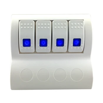 Waterproof 4 Gang Marine Switch Panel with Overload Protection LED Indicator
Waterproof 4 Gang Marine Switch Panel with Overload Protection LED Indicator