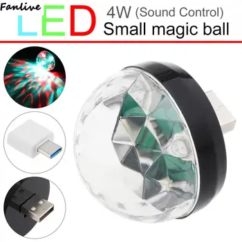 10pcs 4W Mini USB LED Sound Active Crystal Magic Ball RGB Colorful Stage Light Support Phone Decoration Lamp for Home Car KTV
10pcs 4W Mini USB LED Sound Active Crystal Magic Ball RGB Colorful Stage Light Support Phone Decoration Lamp for Home Car KTV