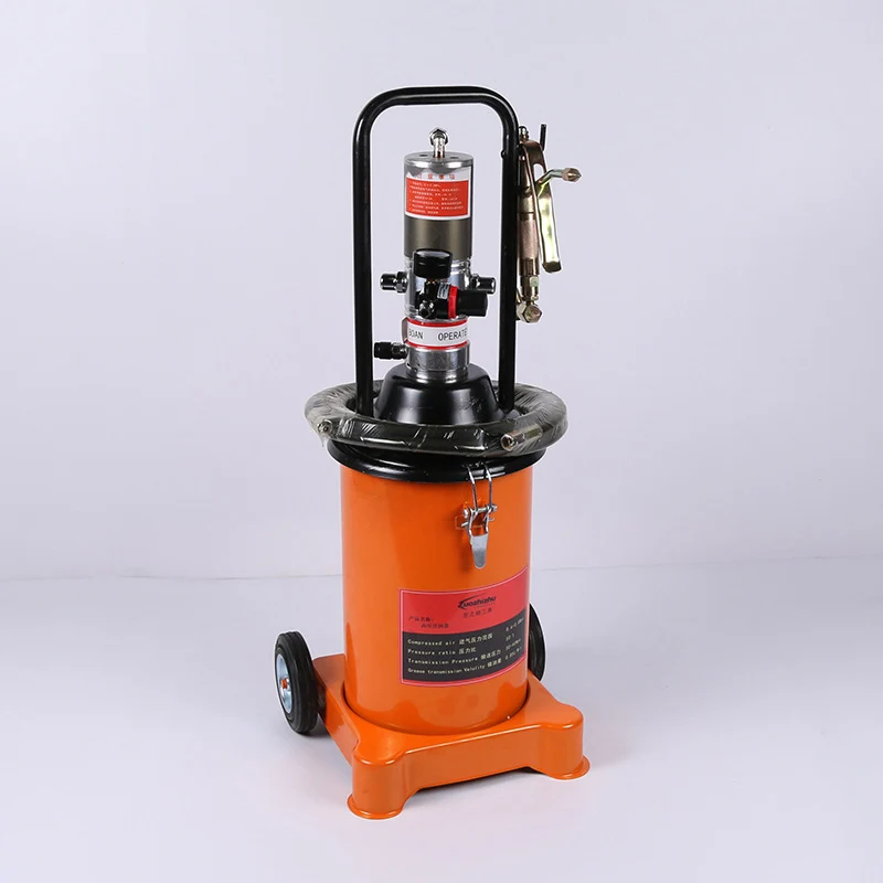 

12L High Pressure Pneumatic Butter Machine Grease Gun Mechanical Tools Factory Lubricating Oil Filling Machine Oil Injector