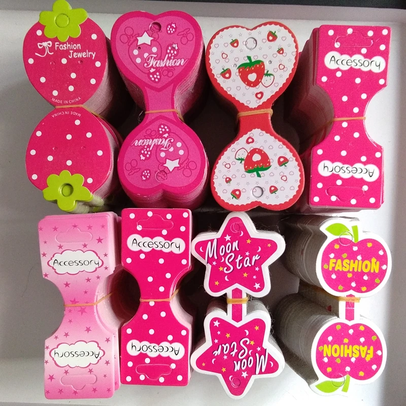 FUYIER 200 Pcs/lot Paper Card DIY Accessories Earring Card Jewelry Card Earring CARDS With English Letters 7 Color
FUYIER 200 Pcs/lot Paper Card DIY Accessories Earring Card Jewelry Card Earring CARDS With English Letters 7 Color