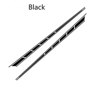 2x Car Stickers Black Racing Stripe Vinyl Side Decal Graphics Car Body Kit Sticker 300x14cm Decorative Sticker
2x Car Stickers Black Racing Stripe Vinyl Side Decal Graphics Car Body Kit Sticker 300x14cm Decorative Sticker